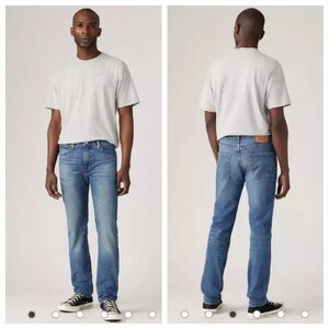 Levi's 511 Modern Slim Distressed 100% Cotton Denim Jeans Size 38 Measures 36